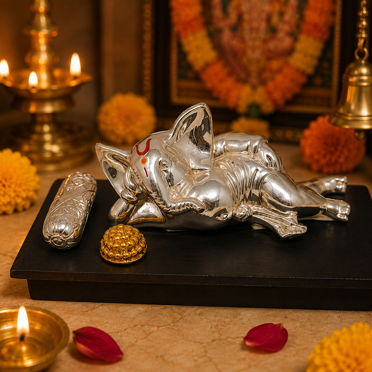 Silver Ganesh Ji